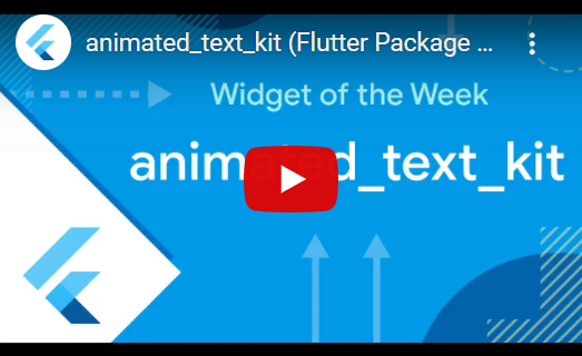 Flutter Package of the Week