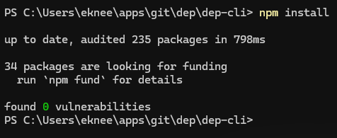 npm install