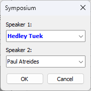 Home Talk - Symposium popup