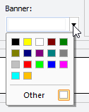 Banner Colour