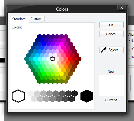 Colours Window
