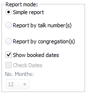 Report mode