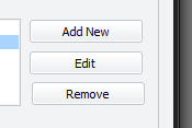 Add / Edit Criteria button