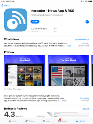 Inoreader - Install
