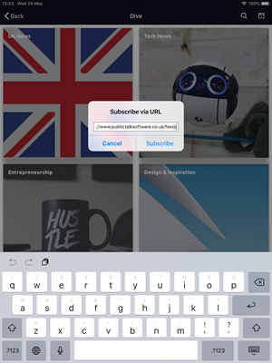 Inoreader - Add Feed