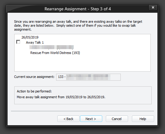Rearrange Assignment - Step 3 of 4