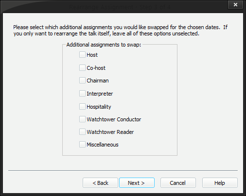 Rearrange Assignment - Step 3 of 4
