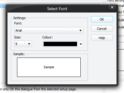 Select Font
