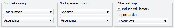 Talk Request List - Advanced Mode