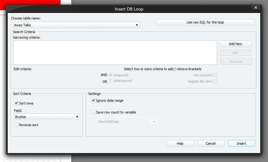 Tutorial 2 - Module 14 - Database Loop