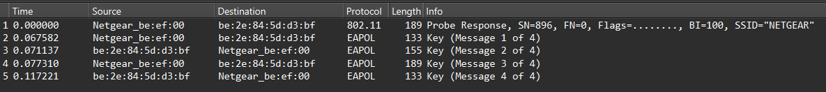 10  Aircrack required packets