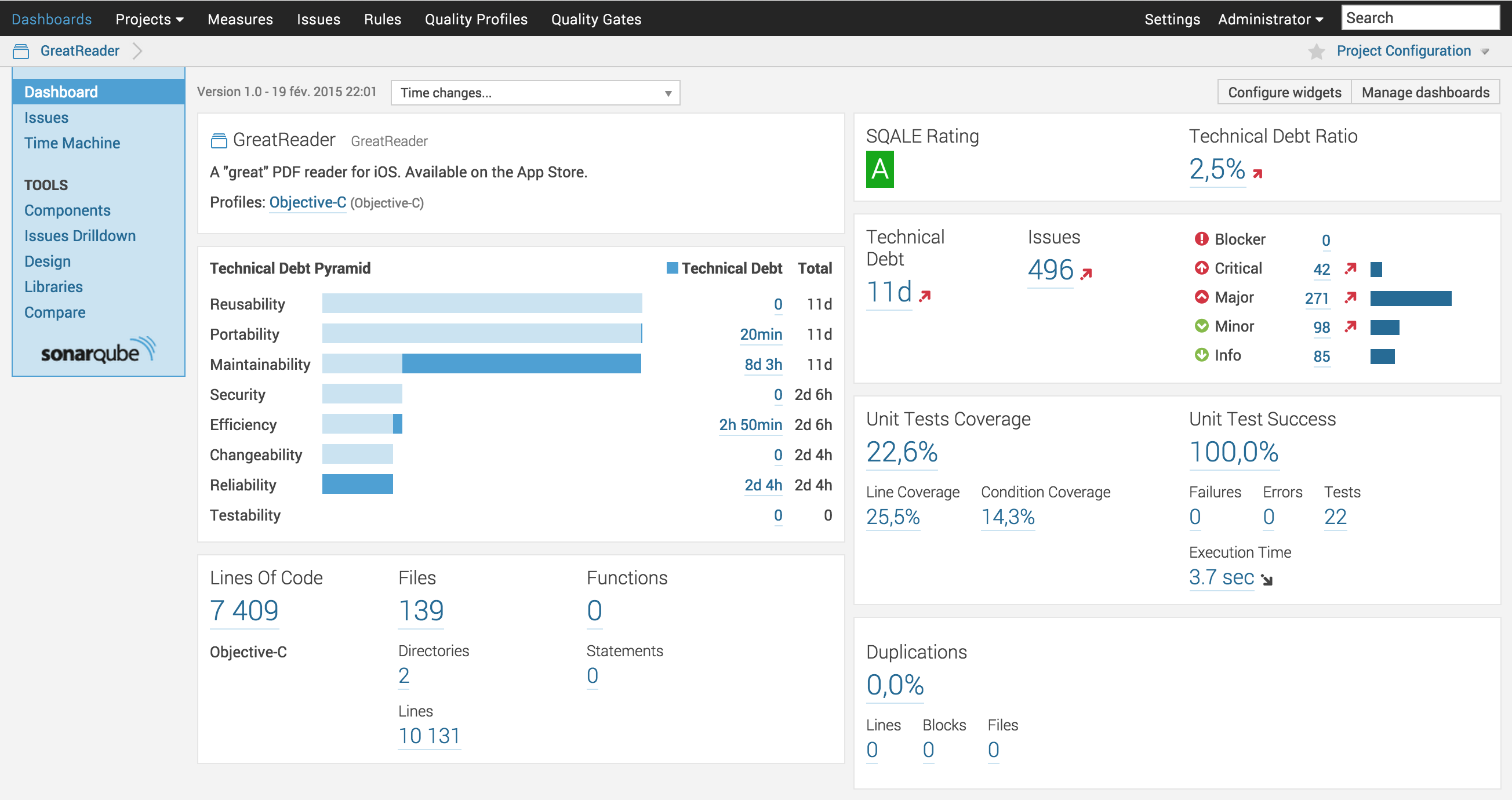 screen shot SonarQube dashboard.png