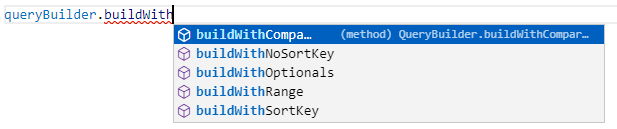 An example of how a named method appears in VS Code