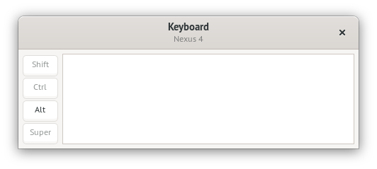 Keyboard Input Dialog