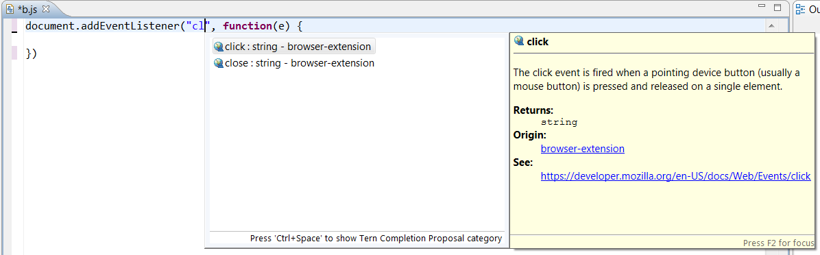 Browser Extension Completion