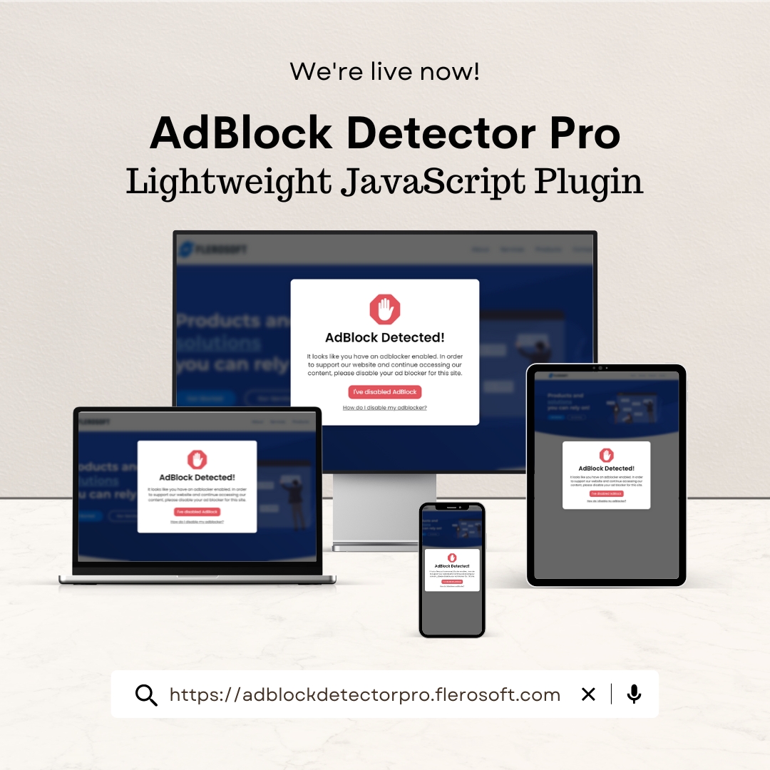 Ad Block Detector Pro | Light-weight Pure JavaScript Plugin - 5
