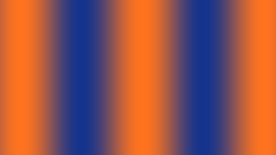 Expected result: animated blue-to-orange bands