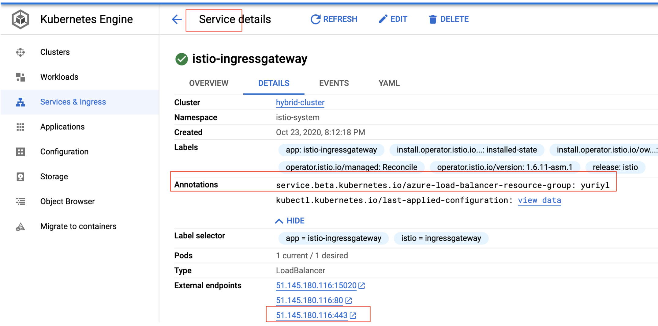 gke ingress annotation