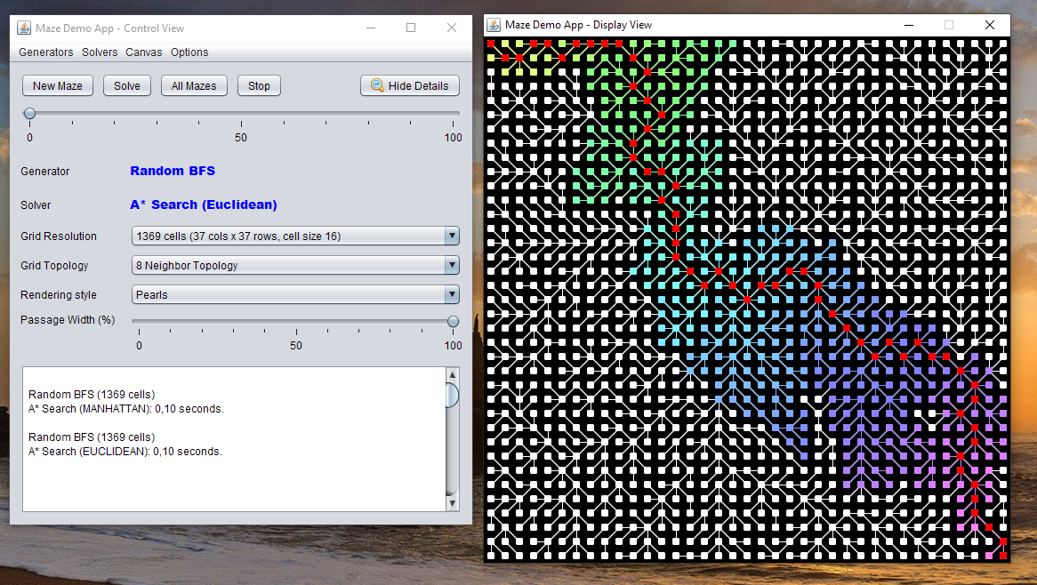 Maze Demo Application