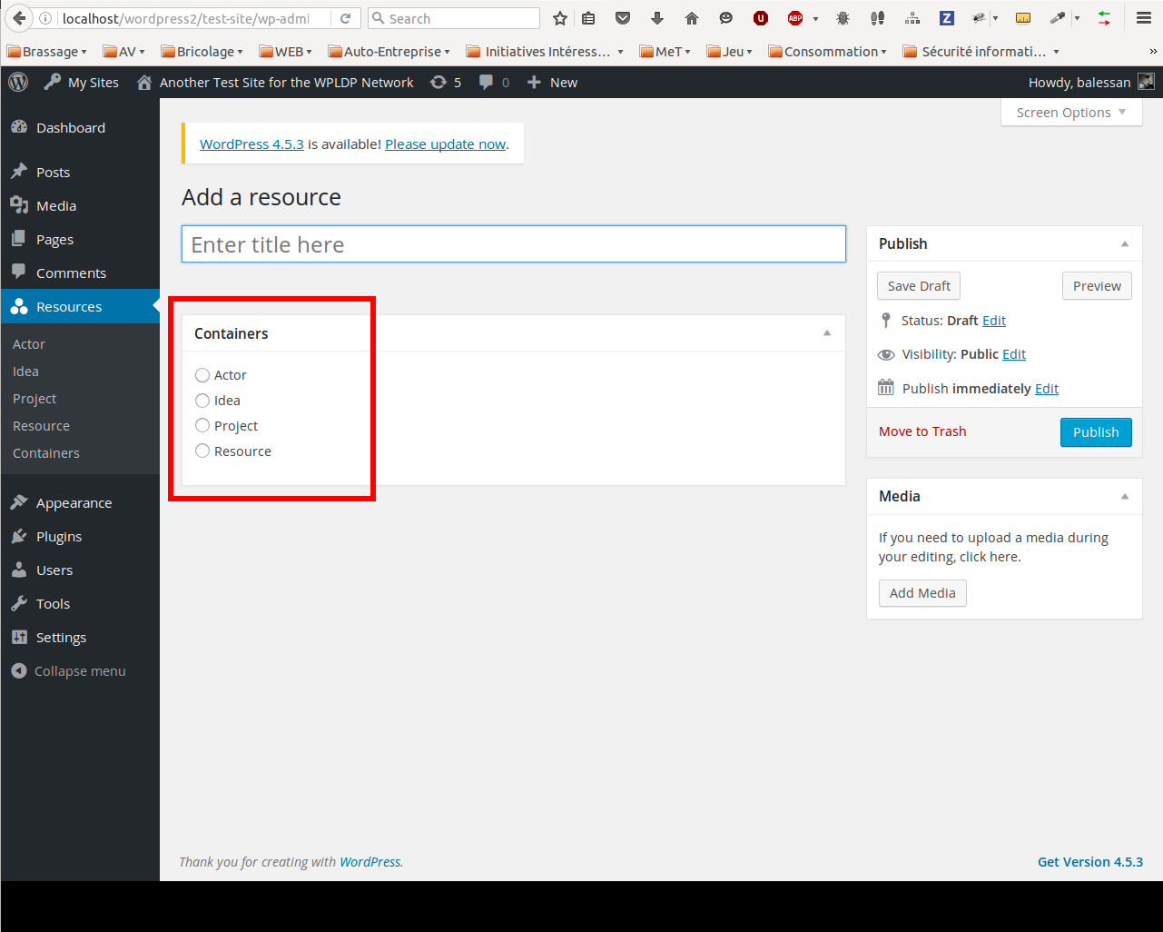 New resource first step image