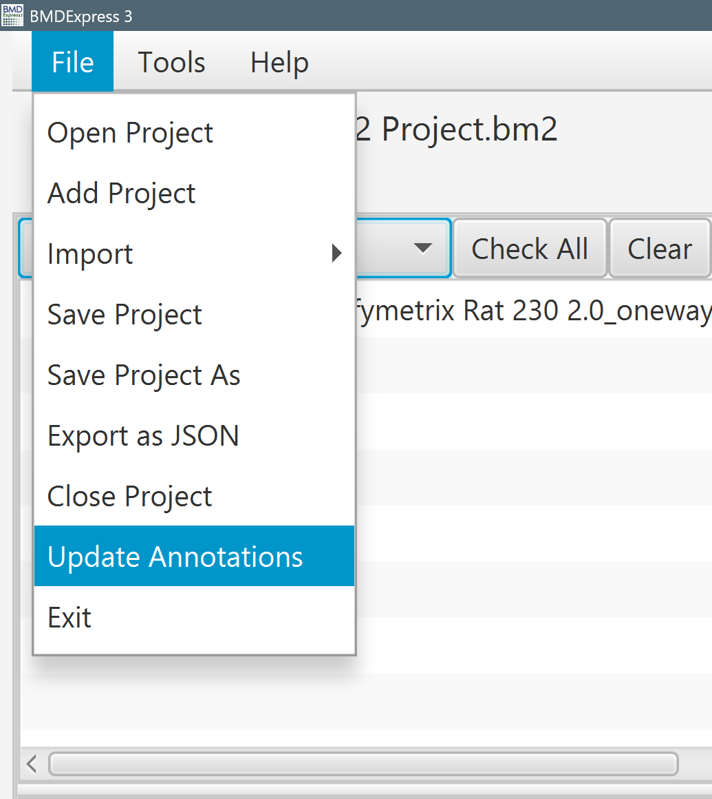How to Use the Application - auerbachs/BMDExpress-3 GitHub Wiki