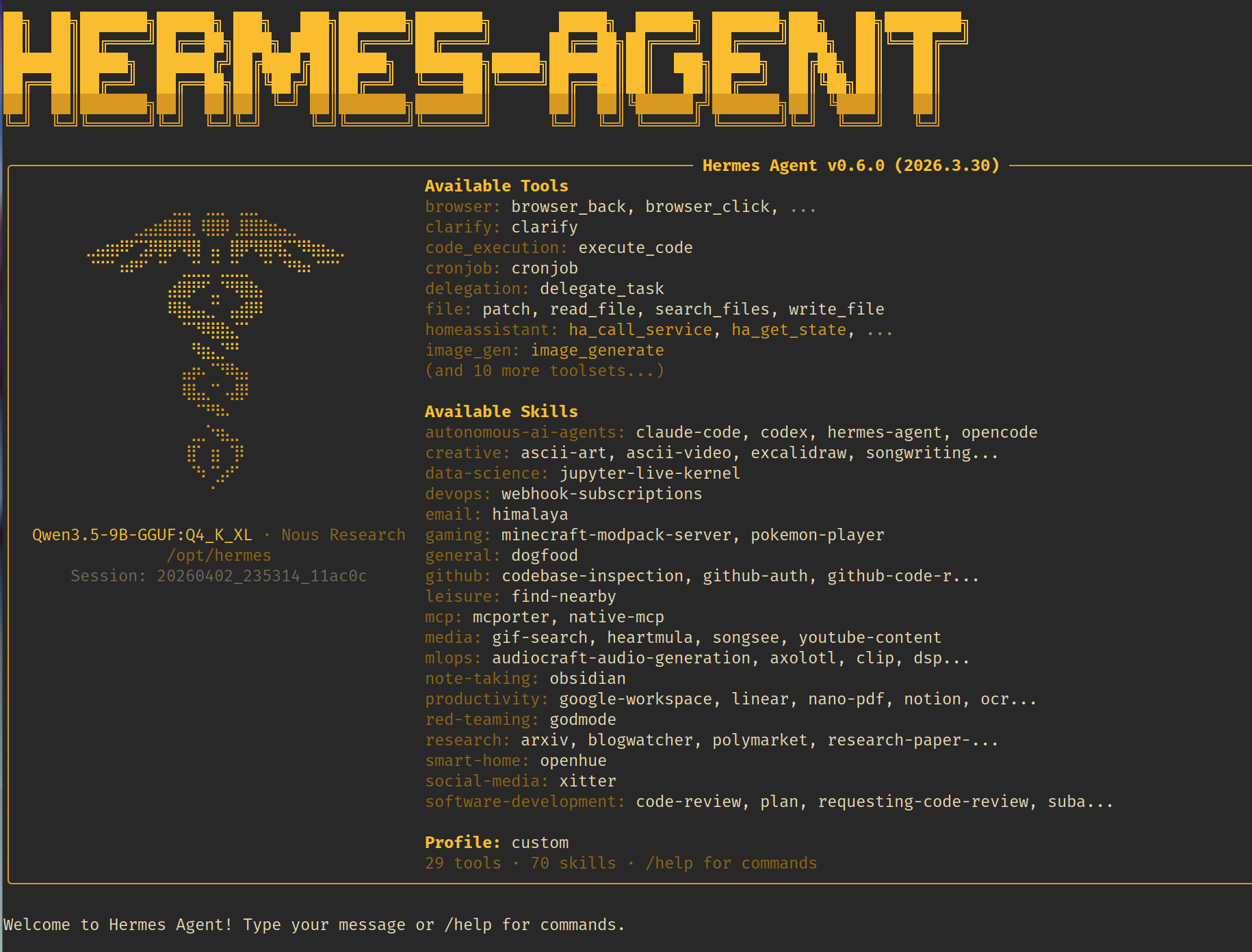 Hermes Screenshot