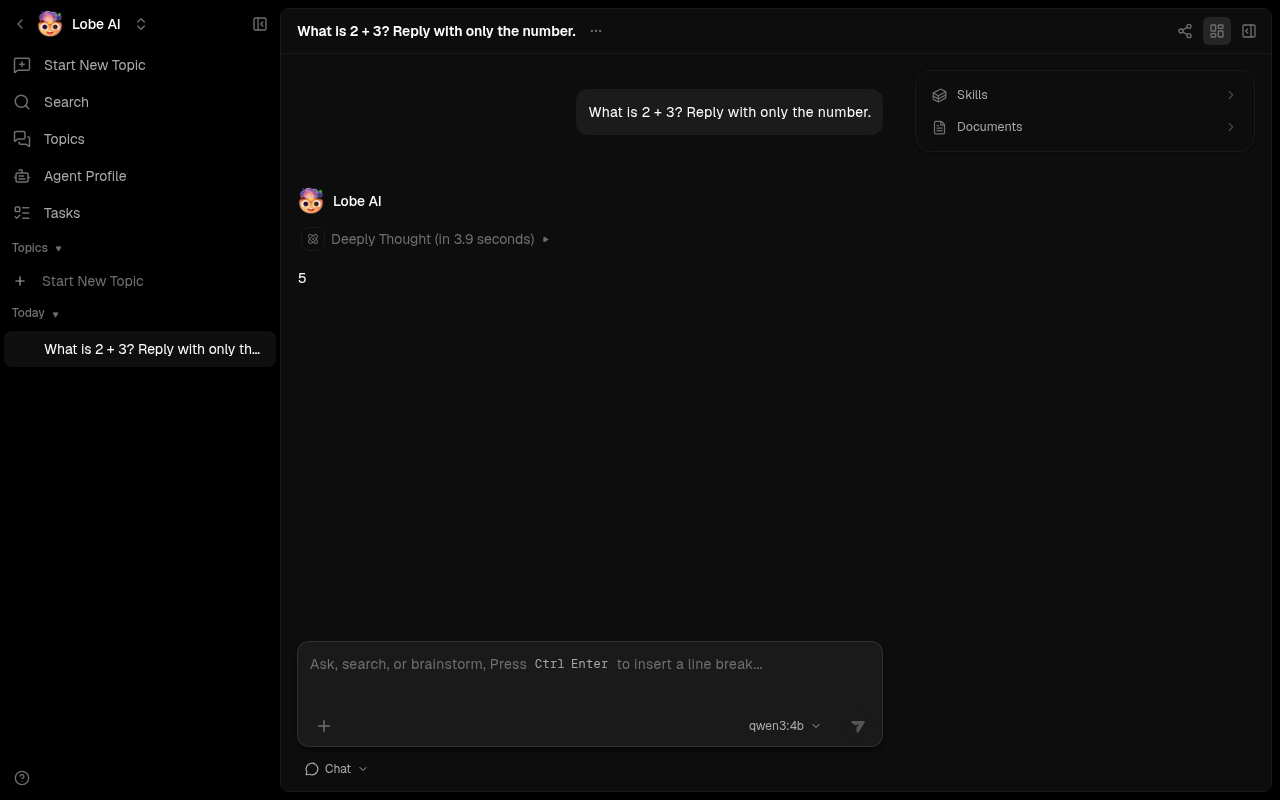 LobeHub server-database home