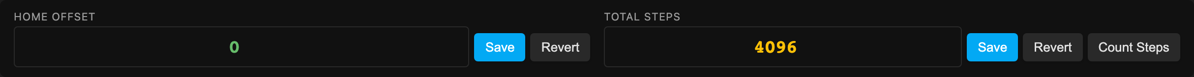 The Total Steps editor and its Count Steps button