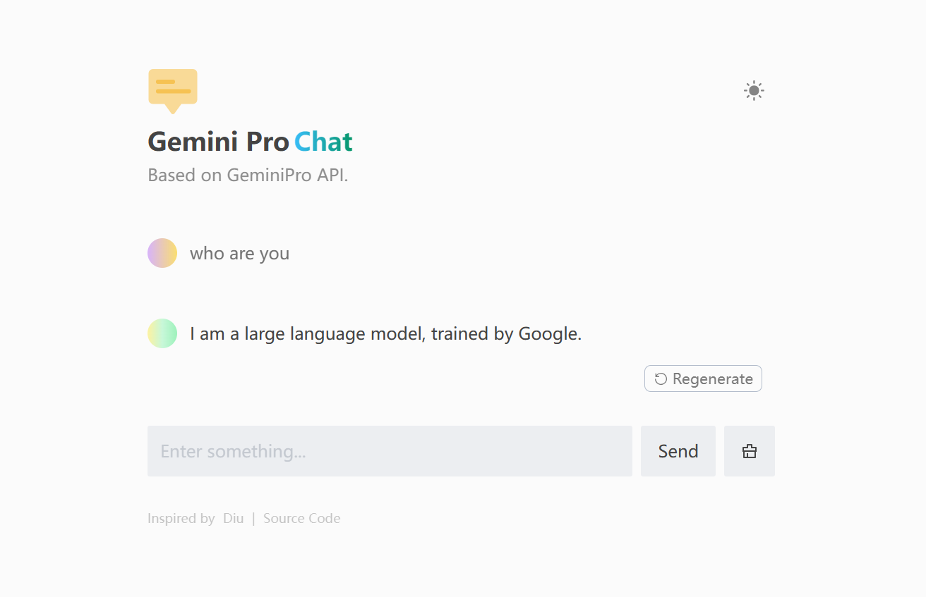 Gemini Pro Chat