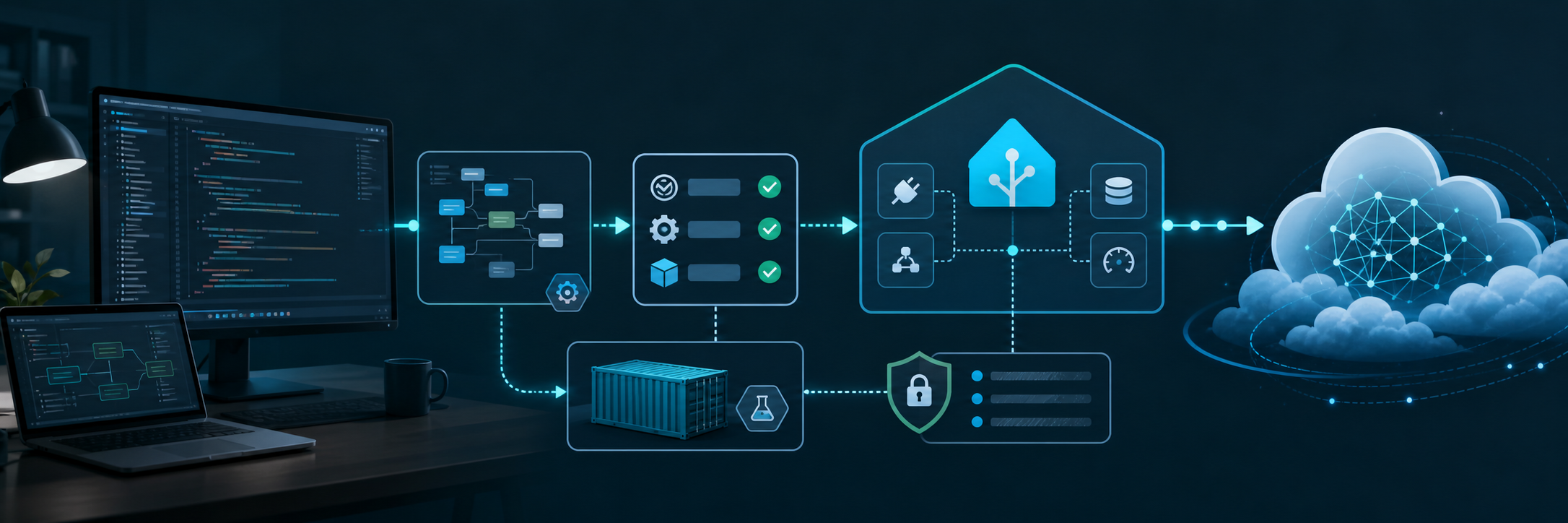 Development banner