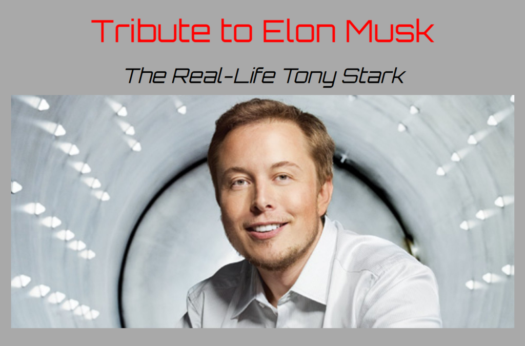 Elon Musk tribute page