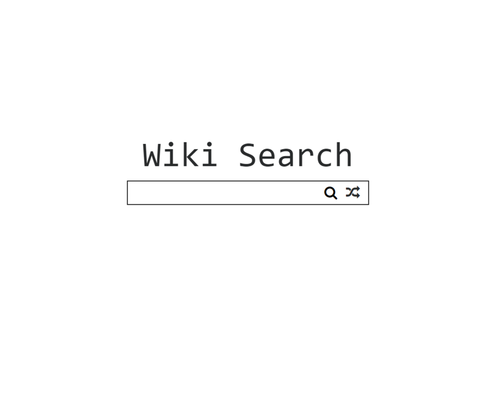Photo of Wiki Search Website