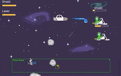 Asteroid Chase Gameplay