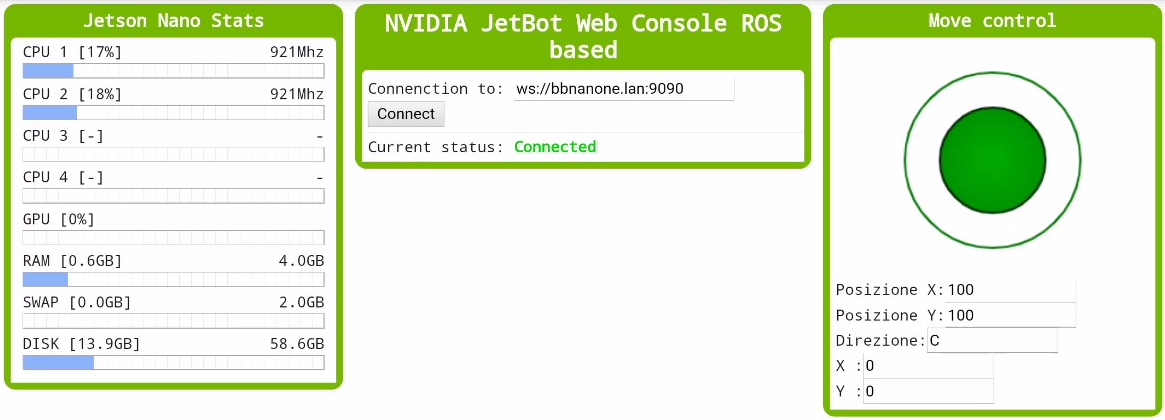 JetBot ROS Web Console