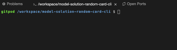 Random Card CLI Python