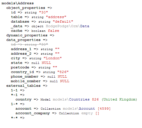 Dump Example
