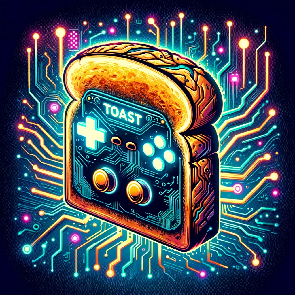 burnt.exe Digital Toast Illustration