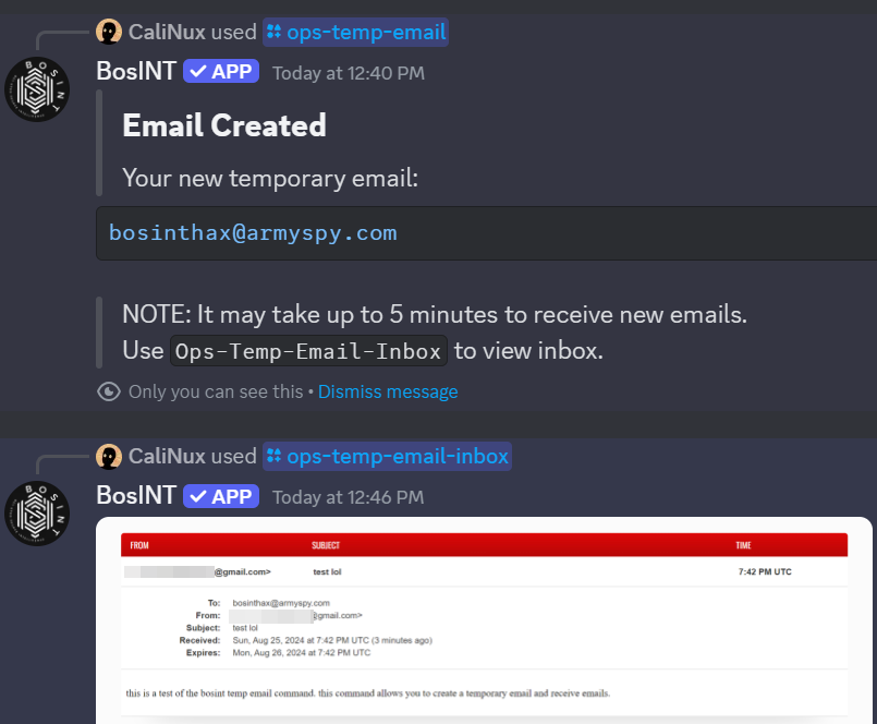 Temp-Email Command