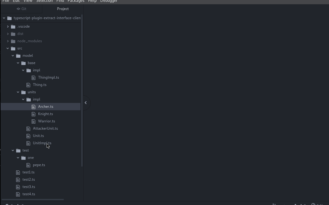 Moving and renaming a file in Atom editor: Editor
