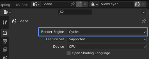 A screenshot of the Render Properties panel with the Cycles render engine selected, and the Dream Textures render pass checked