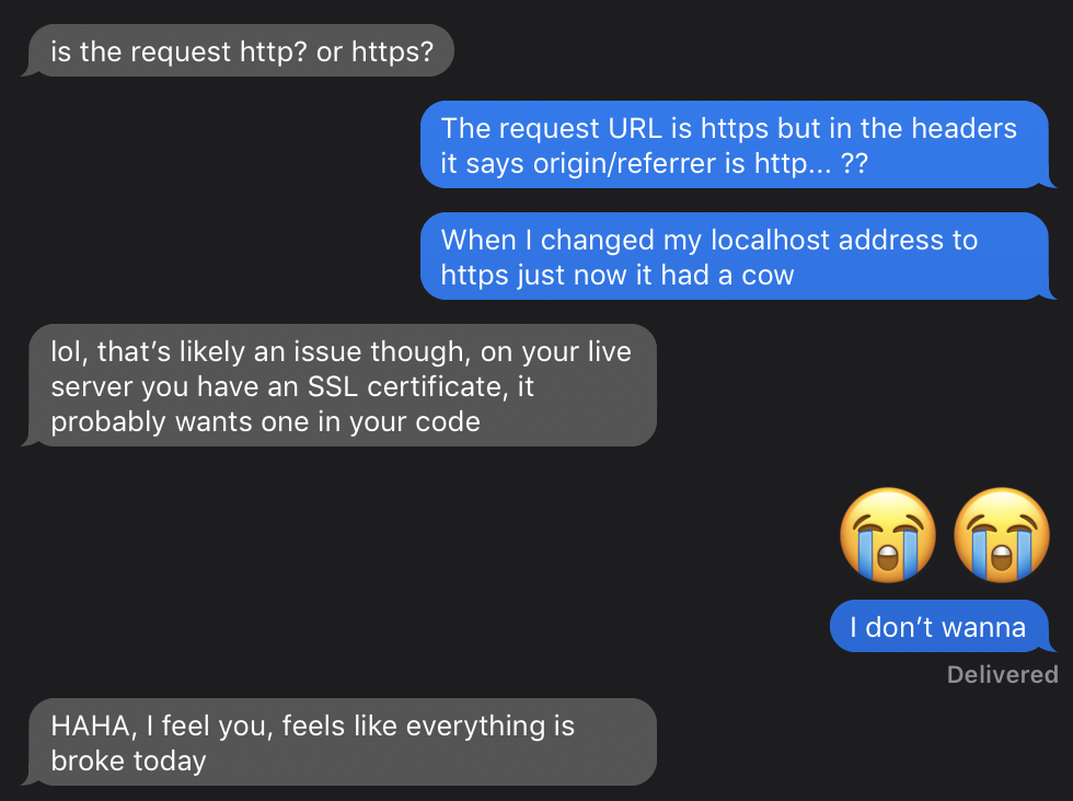 chat with scott about http vs https error