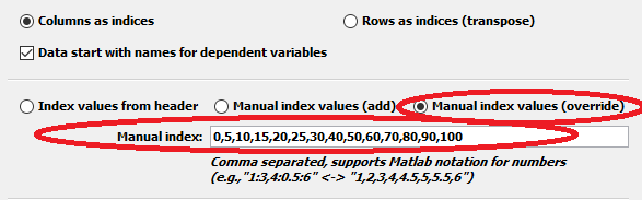 setting manual index values