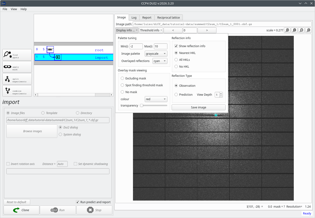 Image viewing controls in Dui2