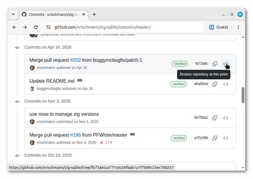Github - zig-sqlite