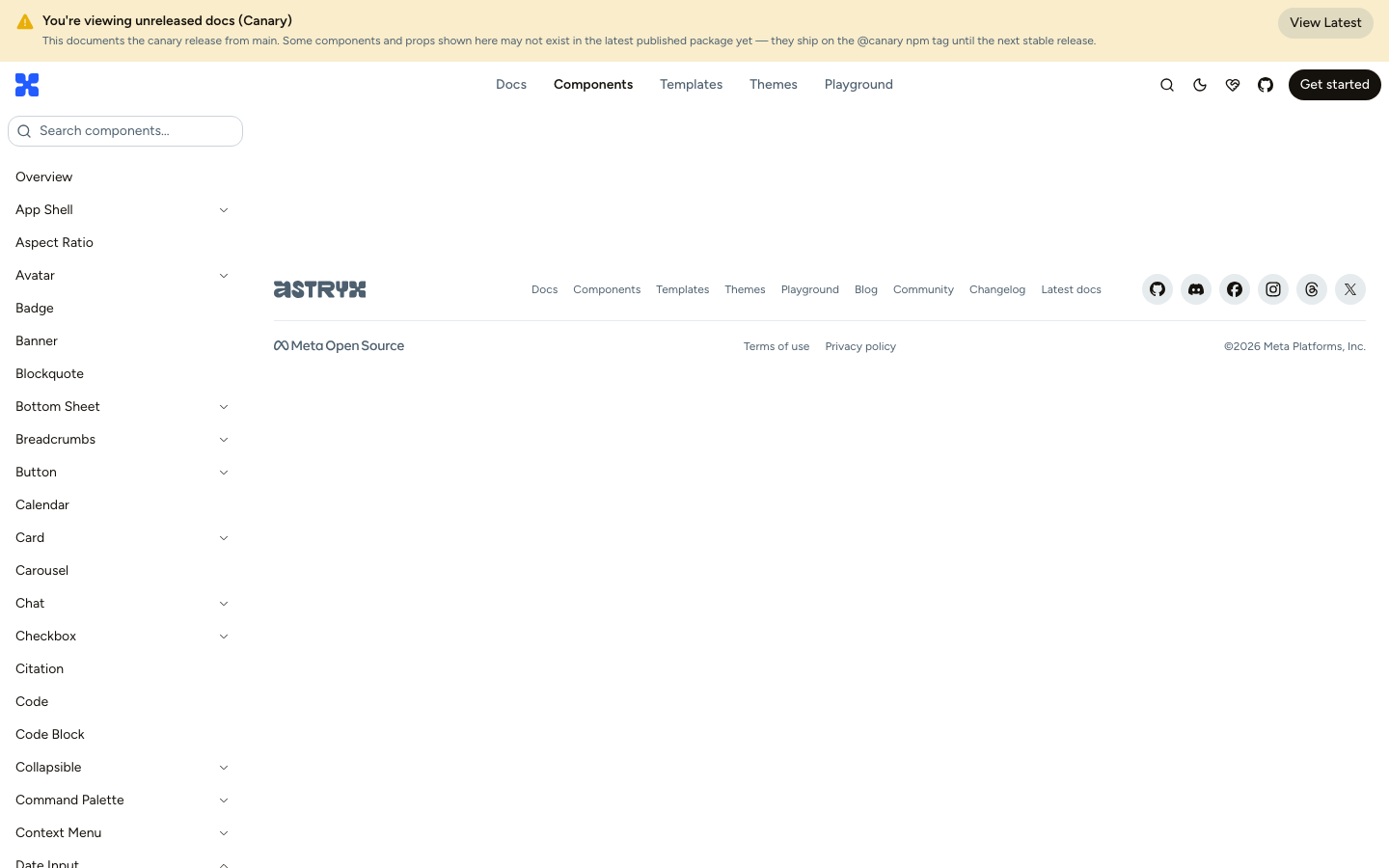 Component desktop empty base