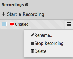 Recordings