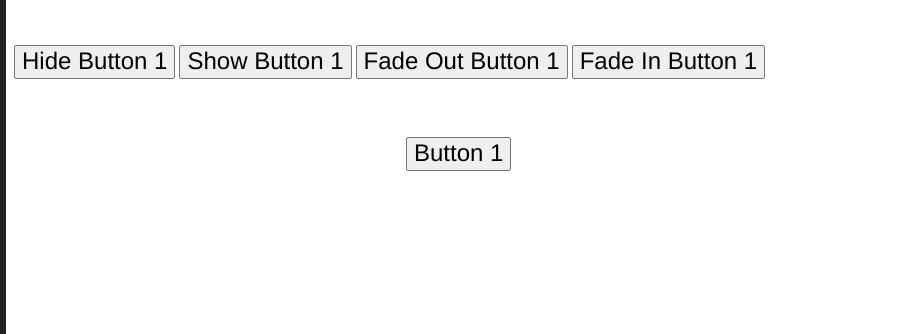 hide/show buttons