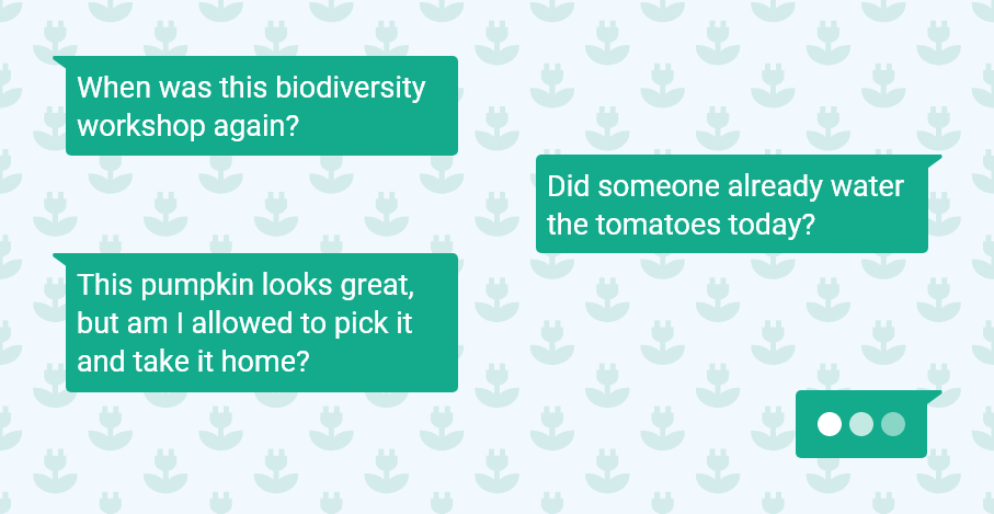 questions people have when sharing a garden space