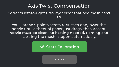 Axis Twist intro screen