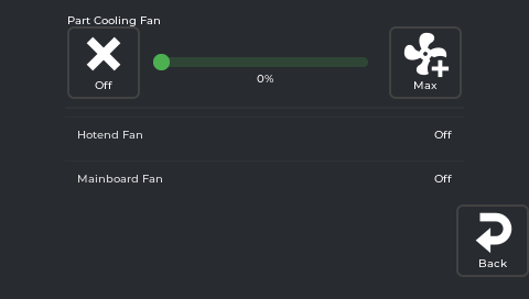 Fan panel